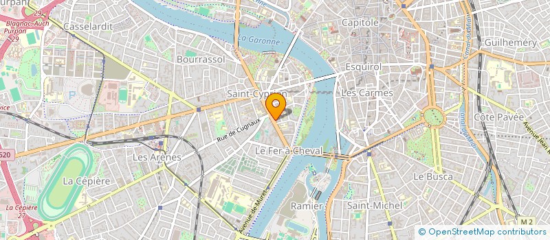 localisation de l'entreprise EVA à TOULOUSE