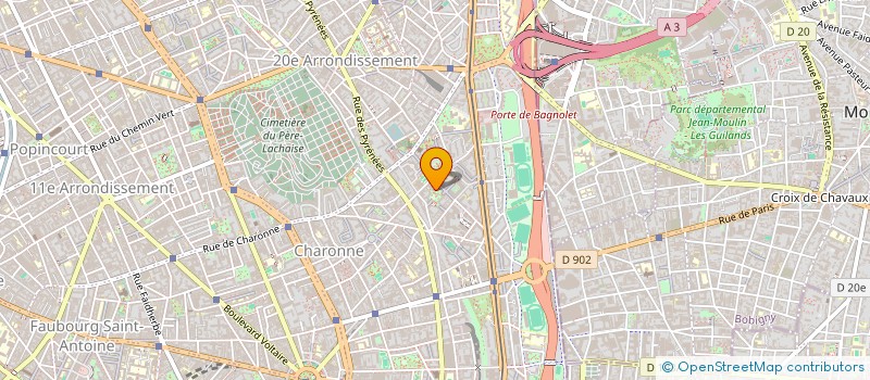 localisation de l'entreprise EVA  PARIS