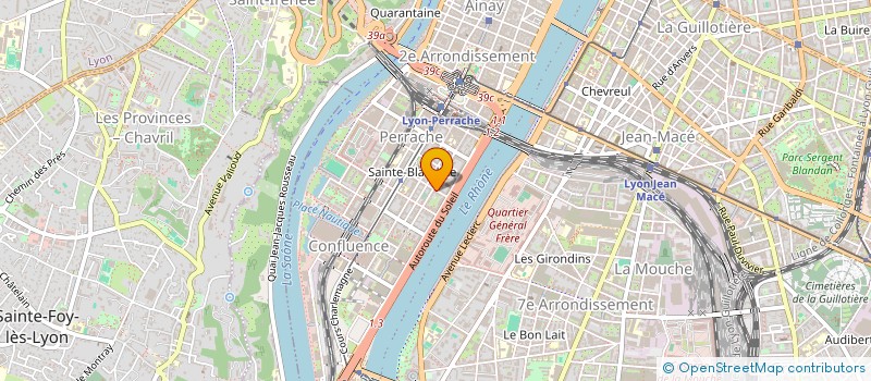 localisation de l'entreprise EVA  LYON