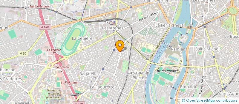 localisation de l'entreprise EVA à TOULOUSE