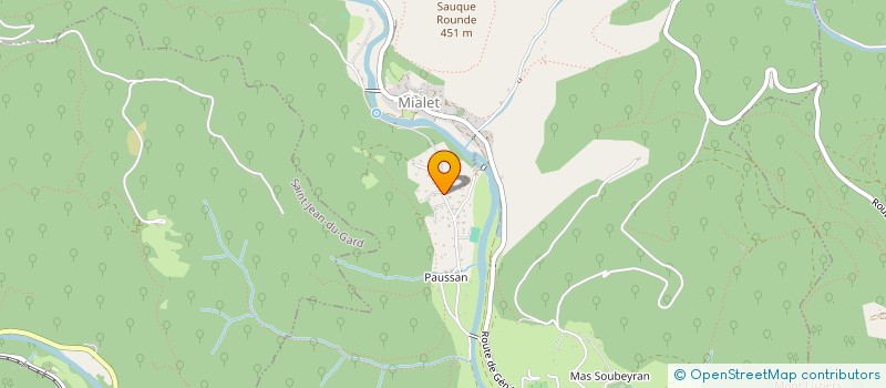 localisation de l'entreprise EVA  BOISSET-ET-GAUJAC