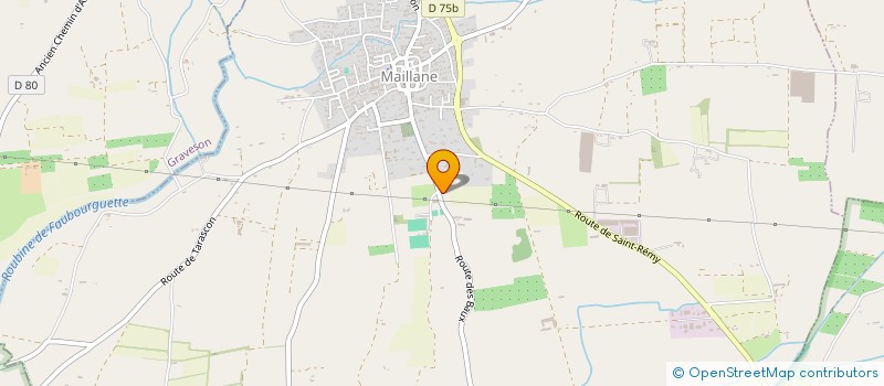 localisation de l'entreprise EVA  MAILLANE
