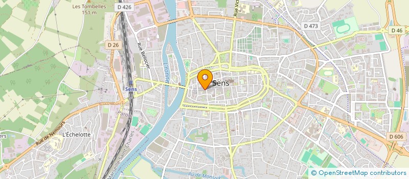 localisation de l'entreprise EVA à SENS