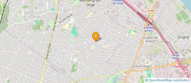 localisation de l'entreprise EVA à MORSANG-SUR-ORGE
