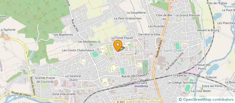 localisation de l'entreprise EVA  VENDOME