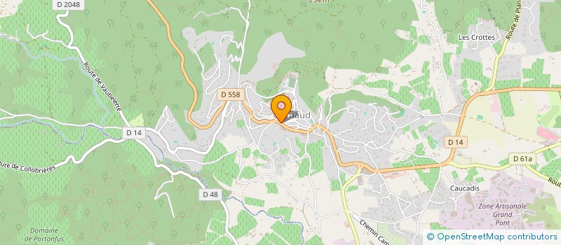 localisation de l'entreprise EVA  GRIMAUD