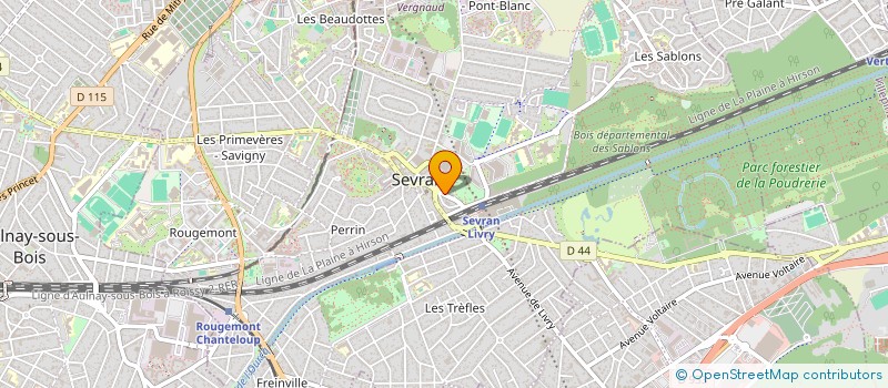 localisation de l'entreprise EVA BEAUTY à SEVRAN