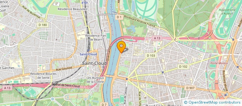 localisation de l'entreprise EVA BOUSKILA à BOULOGNE BILLANCOURT