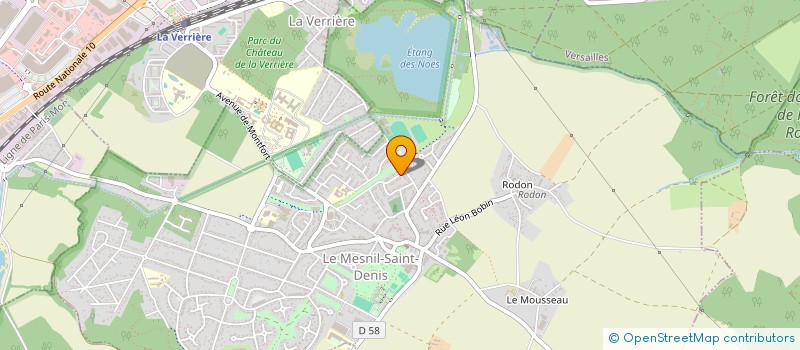 localisation de l'entreprise EVA BTP  LE MESNIL-SAINT-DENIS