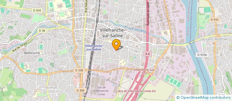 localisation de l'entreprise EVA CARRELAGE  VILLEFRANCHE-SUR-SAONE