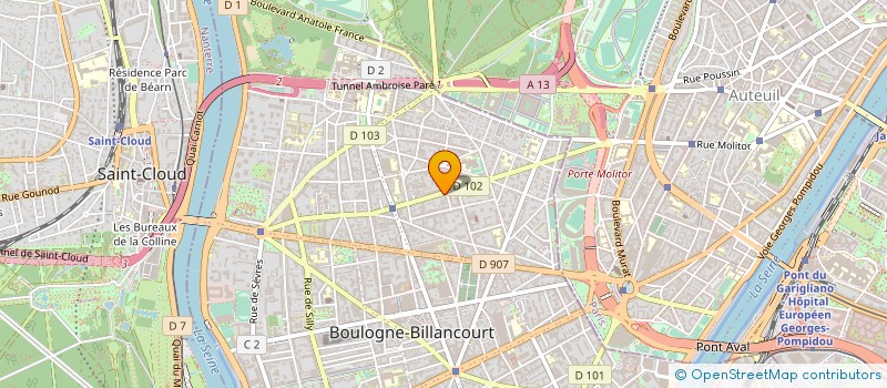 localisation de l'entreprise EVA CAYLA BACH DEVELOPMENT à BOULOGNE-BILLANCOURT