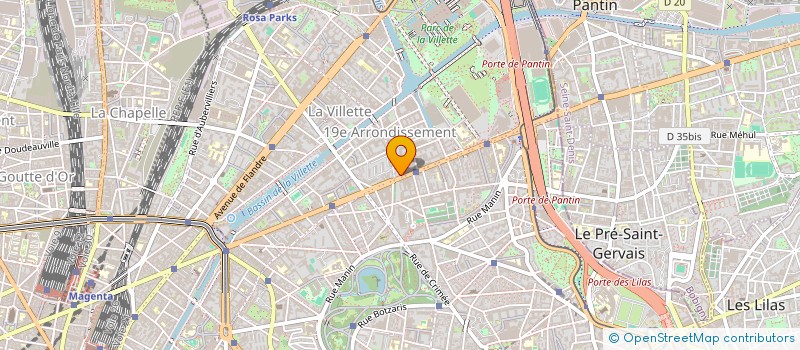 localisation de l'entreprise EVA CHAL  PARIS