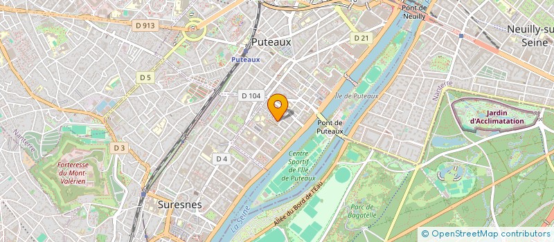 localisation de l'entreprise EVA CONSEIL  PUTEAUX