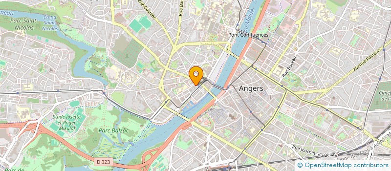 localisation de l'entreprise EVA DEMARTINI DATA CONSULTING à ANGERS