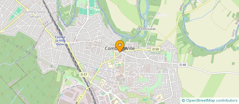 localisation de l'entreprise EVA HAIR  COMBS-LA-VILLE