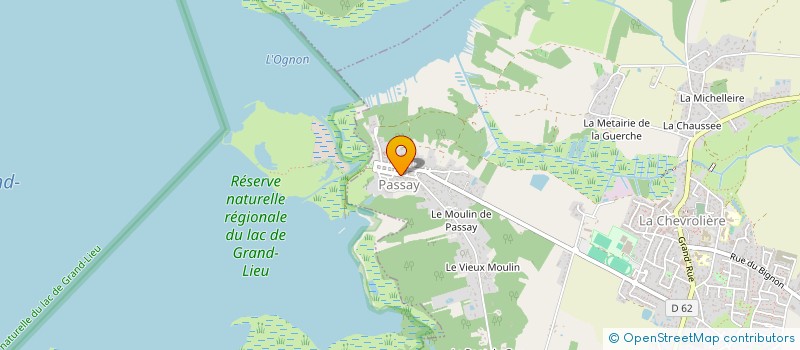 localisation de l'entreprise EVA IMMO 2023  LA CHEVROLIERE