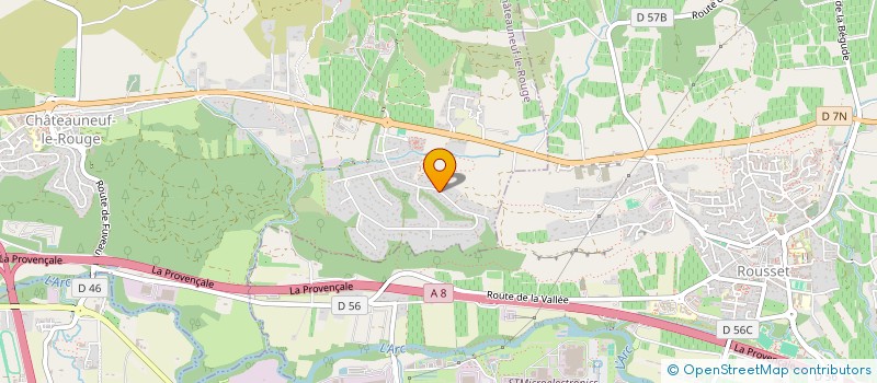 localisation de l'entreprise EVA IMMO  CHATEAUNEUF-LE-ROUGE