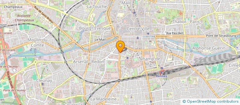 localisation de l'entreprise EVA IMMO COMMERCE  RENNES
