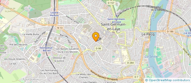 localisation de l'entreprise EVA IMMOBILIER  SAINT-GERMAIN-EN-LAYE