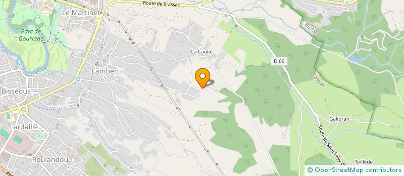 localisation de l'entreprise EVA IMMOBILIER  CASTRES