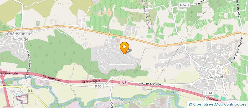 localisation de l'entreprise EVA INVEST  CHATEAUNEUF-LE-ROUGE