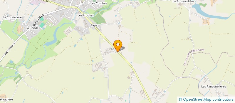 localisation de l'entreprise EVA LOUNA  LA BOISSIERE-DE-MONTAIGU