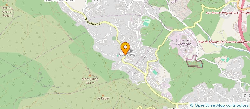 localisation de l'entreprise EVA PATRIMONIALE  CADOLIVE