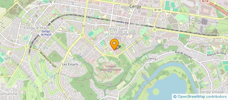 localisation de l'entreprise EVA PRESTIGE MULTI SERVICES EPMS  CERGY