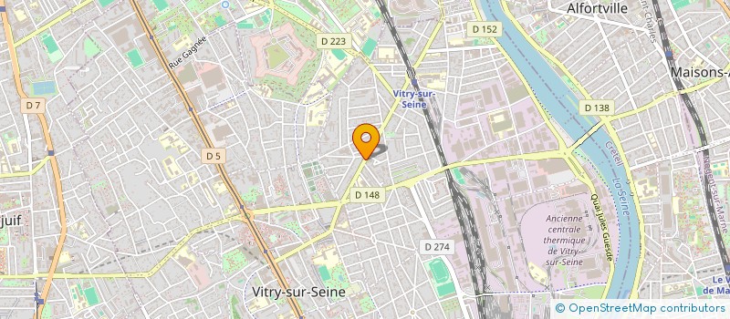 localisation de l'entreprise EVA PROMO à VITRY-SUR-SEINE