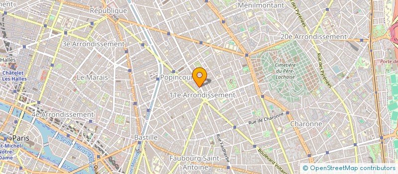 localisation de l'entreprise EVA PROU  PARIS