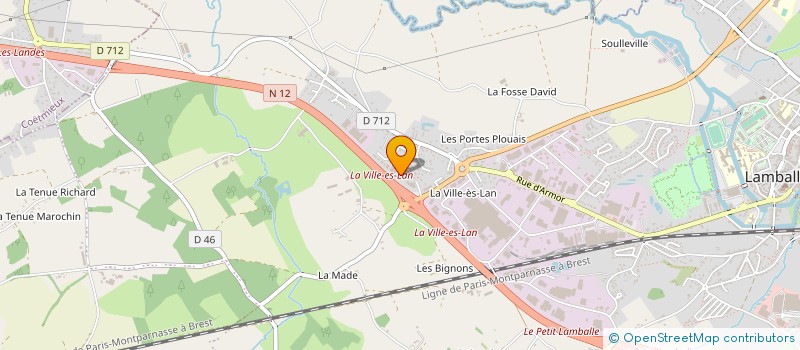 localisation de l'entreprise EVA R à LAMBALLE-ARMOR