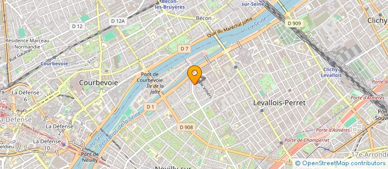 localisation de l'entreprise EVA RENOV  NEUILLY-SUR-SEINE
