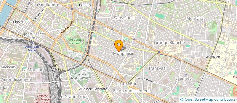 localisation de l'entreprise EVA SAINT GERVAIS  LYON