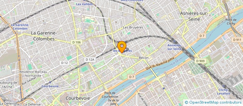localisation de l'entreprise EVA SANCHEZ-EP à COURBEVOIE