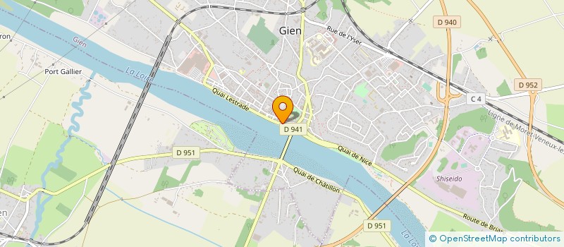 localisation de l'entreprise EVA SARL à GIEN