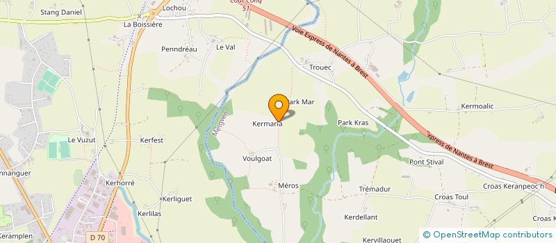 localisation de l'entreprise EVA'SION  CORAY