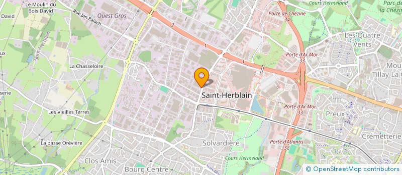 localisation de l'entreprise EVA ST HERBLAIN  SAINT-HERBLAIN