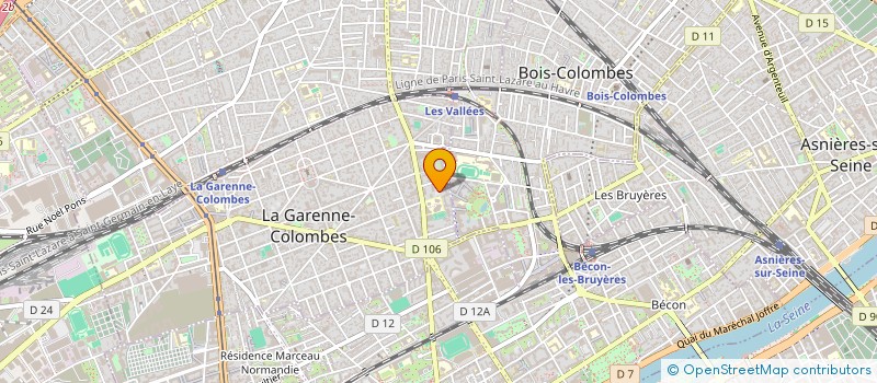 localisation de l'entreprise EVA TOUR à LA GARENNE-COLOMBES