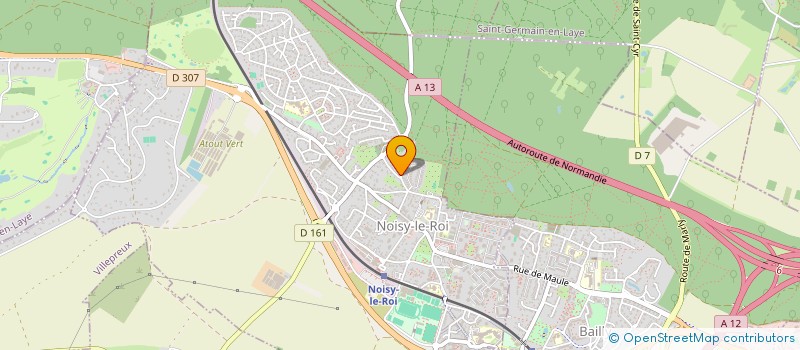 localisation de l'entreprise EVAA à NOISY-LE-ROI