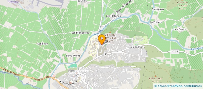 localisation de l'entreprise EVABAT IMMOBILIER  PIERREFEU-DU-VAR