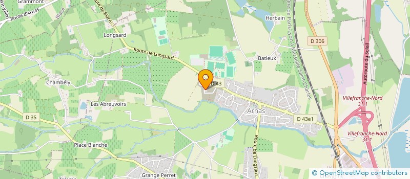 localisation de l'entreprise EVAC  ARNAS