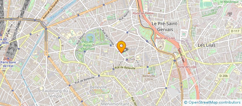 localisation de l'entreprise EVACASH à PARIS
