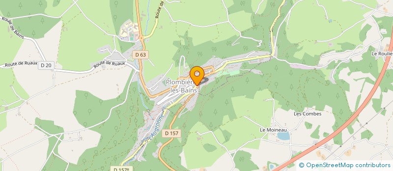 localisation de l'entreprise EVACLOUD  PLOMBIERES-LES-BAINS