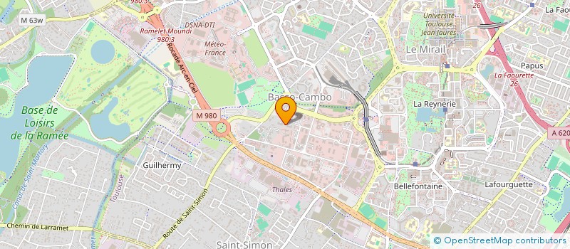 localisation de l'entreprise EVACO 31 à TOULOUSE