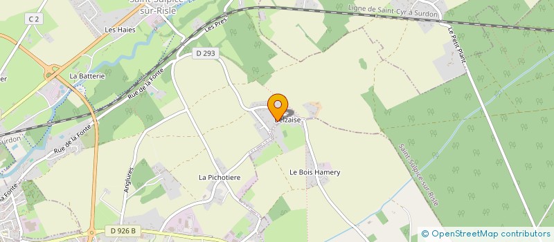 localisation de l'entreprise EVAD'O - ESCALADE ET VARAPE DE L'ORNE à SAINT-SULPICE-SUR-RISLE