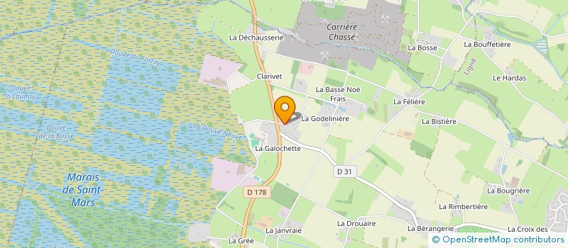 localisation de l'entreprise EVADEA GROUPE à SAINT-MARS-DU-DESERT