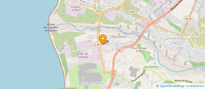 localisation de l'entreprise EVADELISS à SAINT-PAUL