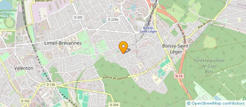 localisation de l'entreprise EVADEO PRO à LIMEIL-BREVANNES