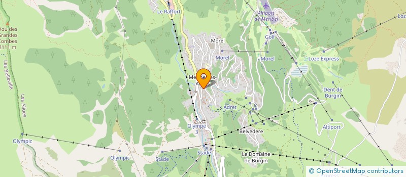 localisation de l'entreprise EVAEL SARL  LES ALLUES