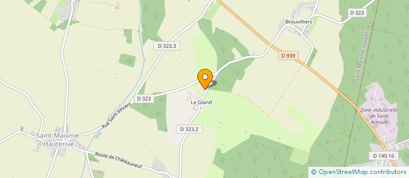 localisation de l'entreprise EVAIN à ST MAIXME HAUTERIVE